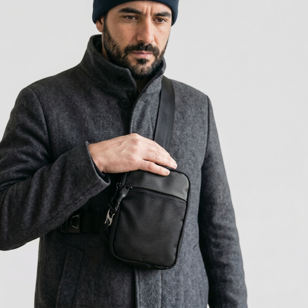 The Valenti Sling Bag® | Sleek. Secure. Weatherproof
