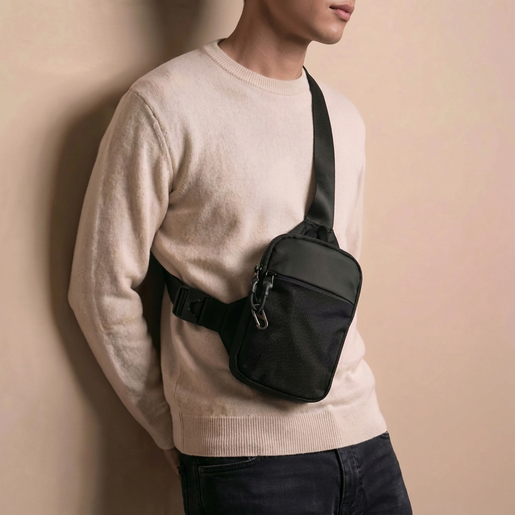 The Valenti Sling Bag® | Sleek. Secure. Weatherproof