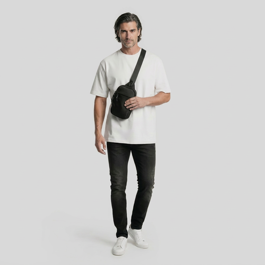The Valenti Sling Bag® | Sleek. Secure. Weatherproof