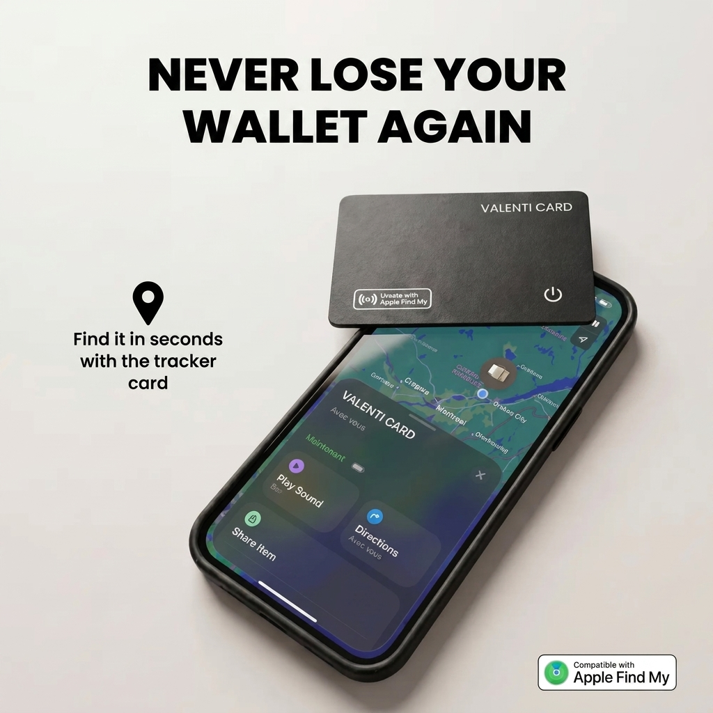 The Valenti Tracker Card® | Lost it ? Find it