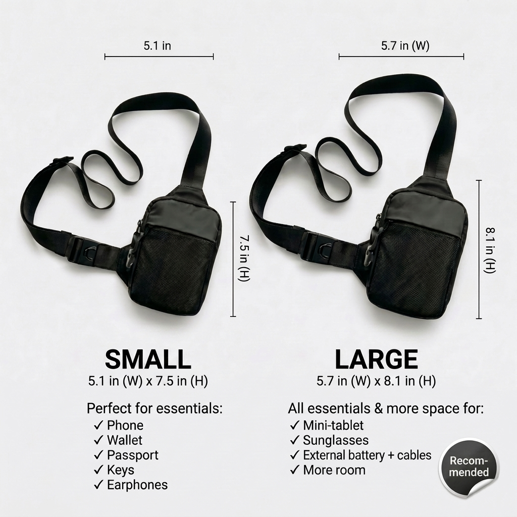 The Valenti Sling Bag® | Sleek. Secure. Weatherproof