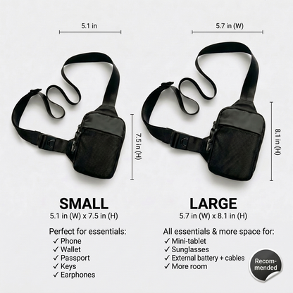 The Valenti Sling Bag® | Sleek. Secure. Weatherproof